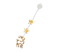 Oxtxuzdm Christmas Window Sucker Lamp Battery Powered Hanging LED Light Suction Cup Holiday Decoration Lighting Accessories Christmas Decorations