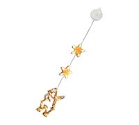 Oxtxuzdm Christmas Window Sucker Lamp Battery Powered Hanging LED Light Suction Cup Holiday Decoration Lighting Accessories Christmas Decorations