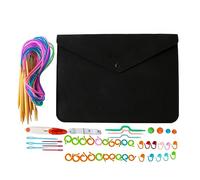 Oxtxuzdm Circular Knitting Needle Set for Beginners Round with Weaving Sewing Tools Sets and Yarn