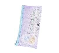 Oxtxuzdm Clear Pencil Pouches High Capacity Pencil Case Zippered Pen Bag Pen Organizers Bag for Student Adult Office Workers Multi Compartment Mesh Pouches