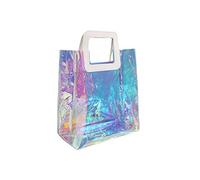 Oxtxuzdm Clear Tote Bag Rainbow Shopping Bag Multi-Use Big Capacity Shoulder Handbag For Work Gym Sports Travel Beach Shopping Bags For Small Business