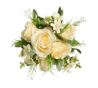 Oxtxuzdm Colorful Artificial Flower Tabletop Display Bouquet Flower Arrangement For Wedding Ceremony Table Setting Fade Resistant Wedding Centerpieces For Reception