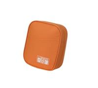 Oxtxuzdm Compact Travel Organizers Bag Portable Storage Case Oxford Fabric Construction for Charging Cables Adapters Cable Organizer with Elastic Mesh Pockets