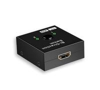 Oxtxuzdm Compactly Bidirectional HDTV Switcher 4K Resolution For Simultaneous Display On Two Screens Ideal For Meeting Room HDMIs Splitter