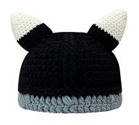 Oxtxuzdm Cosplay Hat For Unisex Adult Animal For Cartoon For Foldable Knitted Winter Keep Warming Knitted Halloween Party Horn Eye Animals Hats For Children Cosplsy Props Winter Holiday