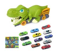 Oxtxuzdm Creative Dinosaur For Carrier Truck Car Set Animal Transport Alloy For Play Vehicle Toy Dino Toy Children Favor Good Pull Back Vehicles Baby Friction Model Cars For For Kids Pull Back Cars