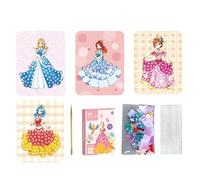 Oxtxuzdm Customizable Princess Dress Up Toy Color Matching Designing Set Artistic Dress