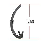 Oxtxuzdm Diving Dry Snorkels J-Shape Full Food-Grade Silicone Freediving Snorkels For Snorkeling Scubas Diving Freediving Swimming Dry Top Snorkel Tube