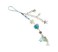 Oxtxuzdm Dolphin Bows Keychain Cartoon Heart Keyring Bag Accesories Purse Ornament For Women's Purse And Car Keys Holder Multi Purpose Retro Bag Pendant