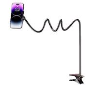 Oxtxuzdm Double Mode Adjustable Flexible Gooseneck Phone Mount Bedside Table Holder For Bed Desk With 360 Degree Rotation Gooseneck Phone Holder For Bed