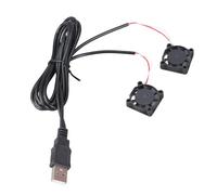 Oxtxuzdm Energy Efficient 0.17A 5V USB Cooling Blower 25x25x7mm Size Optimized For Printer Modifications PC CPU Heat Dissipation Small Electronics Ventilation Fan