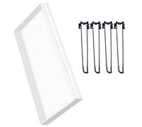 Oxtxuzdm Epoxy Resin Silicone Set for Crafting Tables with 4 Metal Legs Craft Set