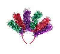 Oxtxuzdm Eye-catching Tinsel Headbands Mardi Gras Headwear For Girls Masquerade Hair Accessories Mardi Gras Flapper Headband Kids And Adults Headband