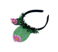 Oxtxuzdm Eye-catching Tinsel Headbands Mardi Gras Headwear For Girls Masquerade Hair Accessories Mardi Gras Flapper Headband Party Headband