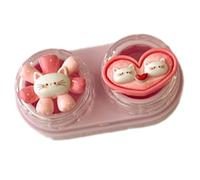 Oxtxuzdm Eye Contacts Lens Case Removal & Insertion Tool for Travelling Bulk Plunger Suction Cup Inserter Tool Plunger Travel Friendly Lenses Storage Kit