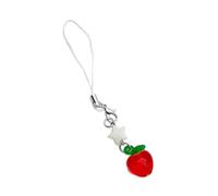 Oxtxuzdm Fashion Acrylic Fruit Star Hangings Pendant Sweet Phone Strap Bag Decoration Portable Hangings Lanyard For Girls Women Phone Pendant Strap Lanyard For Cartoon Charm Chain
