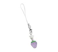 Oxtxuzdm Fashion Acrylic Fruit Star Hangings Pendant Sweet Phone Strap Bag Decoration Portable Hangings Lanyard For Girls Women Phone Pendant Strap Lanyard For Cartoon Charm Chain