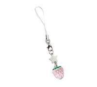 Oxtxuzdm Fashion Acrylic Fruit Star Hangings Pendant Sweet Phone Strap Bag Decoration Portable Hangings Lanyard For Girls Women Phone Pendant Strap Lanyard For Cartoon Charm Chain