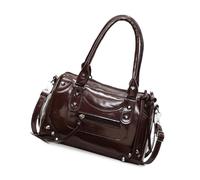 Oxtxuzdm Fashionable Retro Shoulder Bag Soft Suedes Fabric Elegant Carry Methods Roomy Interior Perfect for Autumn Winter Season Practical Suedes Crossbody Bag