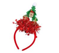 Oxtxuzdm Festival Theme Headband For Adult Kids Christmas Tree Hairband With Sequins Holiday Celebrating Headdress Party Supply Sequined Hairband