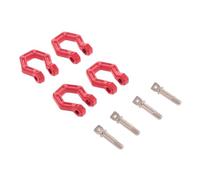Oxtxuzdm Fine Metal Made Car Tow Hook For 1/10 Crawler Parts Model For SCX10 D90 Metal Supplies D Shackle Mount