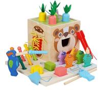 Oxtxuzdm Fishing Pulling Radish Toy Children Shape Sorting For Kids Hand Eye Coordination Educational Carrot Harvest Game Wood Toy Carrot Harvest Board