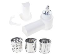Oxtxuzdm Food Grinder Attachment Slicer Compatible For Kitchen Aid Stand Mixer Cheese Grater Attachment Larger Capacity Design Meat Grinder Slicer