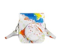Oxtxuzdm for Mini12 Artist Catena Camera Bag PU Collection Container Household Supplies for Wedding Birthday Holiday New Year Bubble Design Camera Bag