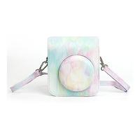 Oxtxuzdm for Mini12 Artist Catena Camera Bag PU Collection Container Household Supplies for Wedding Birthday Holiday New Year Bubble Design Camera Bag