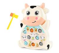 Oxtxuzdm Game Child Early Education Toy Interactive Whack A Frog Game Cute Little Tortoise Cow