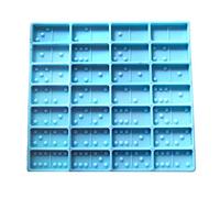 Oxtxuzdm Game Fun Art Silicone Dominoes Game For Play Epoxy Resin Molds Resin Molds For Jewelry