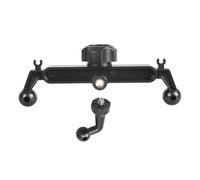 Oxtxuzdm General 17mm Three Ball Head Adapters Ball Head Expander Upgrades For Mounting Multiple Devices On Car Dashboards Multiple Device Car Dashboards Mount Adapters
