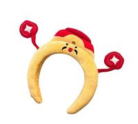 Oxtxuzdm God Of Wealth/Dragon Plush Headband Festival Theme Props Face Washing Hairhoop For Chinese New Year Holiday Celebrations Festival Costume Accessory