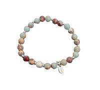 Oxtxuzdm Handmade Handwoven Natural Stone Beaded Chain Necklace Featuring Pearls Pendant For Women's Fashion Jewelry Pieces Happiness Enhancing Jewelry