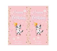 Oxtxuzdm Happy Birthday Stickers 50Pcs For Kids Birthday Party Decorative Sealing Sticker Labels Gift Wrapping Decals Present Tag Supplies Sticker Tags For Gifts