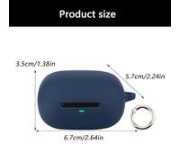 Oxtxuzdm Headphone Shockproof Housing Skin-friendly Guard Washable Shell Nonslip Impacts Resistant Keep Safe From Accidental Drop Silicone Cover For Earbud