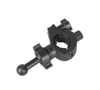 Oxtxuzdm Heavy Duty 17mm Ball Head Clamp Mount with Rubber Pad for Bicycles Motorcycle Handlebar Phone Tripods Vlog Equipment Mount