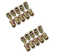 Oxtxuzdm High Strength Metal Brakes Line Connector 10mm Fitting Accuracy Engineered Seal Stable Device for 3/16 Inch Brake Tubes Automotive Brake Upgrades Part