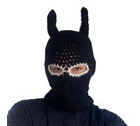 Oxtxuzdm Horn Devil Hat Women Autumn And Winter Knitted Colorful Picture Props Y2K-GIRL Hat With Crocheted Angel Horn Horned Winter