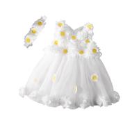 Oxtxuzdm Infant Photography Outfit Flower Hairband Tulle Dress Set Photostudio Props Baby Photo Outfit Newborns Shower Supply Baby Photography Props