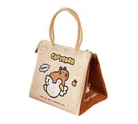 Oxtxuzdm Insulated Lunch Box Lovely Case Reusable Coolers Bag Cartoon Capybara for Work Office Travel Picnics Box Cartoon Capybara Thermal Coolers Reusable Case