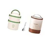 Oxtxuzdm Insulated Stainless Steel Bentos Box Leak-Proof & Portable for Hot/Cold Meals at Work Picnics School Use Leak Proof Lunch Box for Adults
