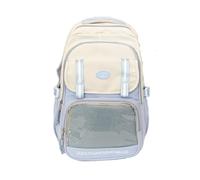 Oxtxuzdm Japanese Women Transparent Itabag Backpack For Girl Teenage Large Capacity Student School Bag With Clear Pocket Large Capacity School Bag