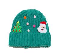 Oxtxuzdm Knitted Christmas Skull Caps For Festival Family Gathering Winter Warm Crochet Pullover Hat Holiday Party Christmas Party