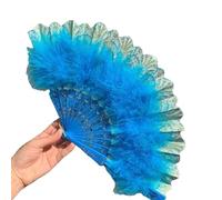 Oxtxuzdm Large Folding Hand Fan Vintage Feather Fans For Women Girls Wedding Festival Dance Gift Performances Home Decorations Hand Fans For Women Foldable