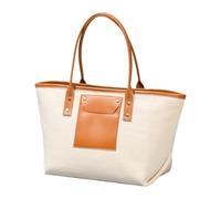 Oxtxuzdm Large Woven Beach Bag With PU Leather Trim Design Vacation Handbag Top Handle Purse Shoulder For Swimming Travel Gym Large Capacity Beach