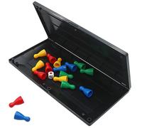 Oxtxuzdm Light Weight Travel Friendly Game Board Bright Chesses Easyly Clean Perfect for Home Entertainment Bright Color Flying Chesses Board