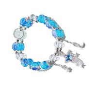 Oxtxuzdm Lightweight Stretch Beautiful Beaded With Star And Moon Charm Wristchain Fashion Accessories For Everyday Wear Star And Moon Charm