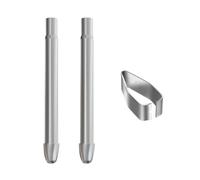 Oxtxuzdm Long Last Capacitive Pen Nibs For Pro7 6 5 4 Metal Replacement Tips Capacitive Refill Nibs Replacement With Clip Refills