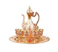Oxtxuzdm Metal Pot Wine Set European Drinking Cup Zinc Alloy Glass Enthusiasts Accessories